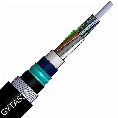 Спољашњи двоструко обложени водени кабл Оптички кабл за комуникацију